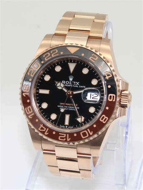 rose gold rolex gmt master ii root beer